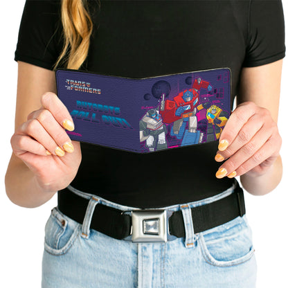Bi-Fold Wallet - Transformers AUTOBOTS ROLL OUT Group Pose Blues - MEGA POP COMICS 