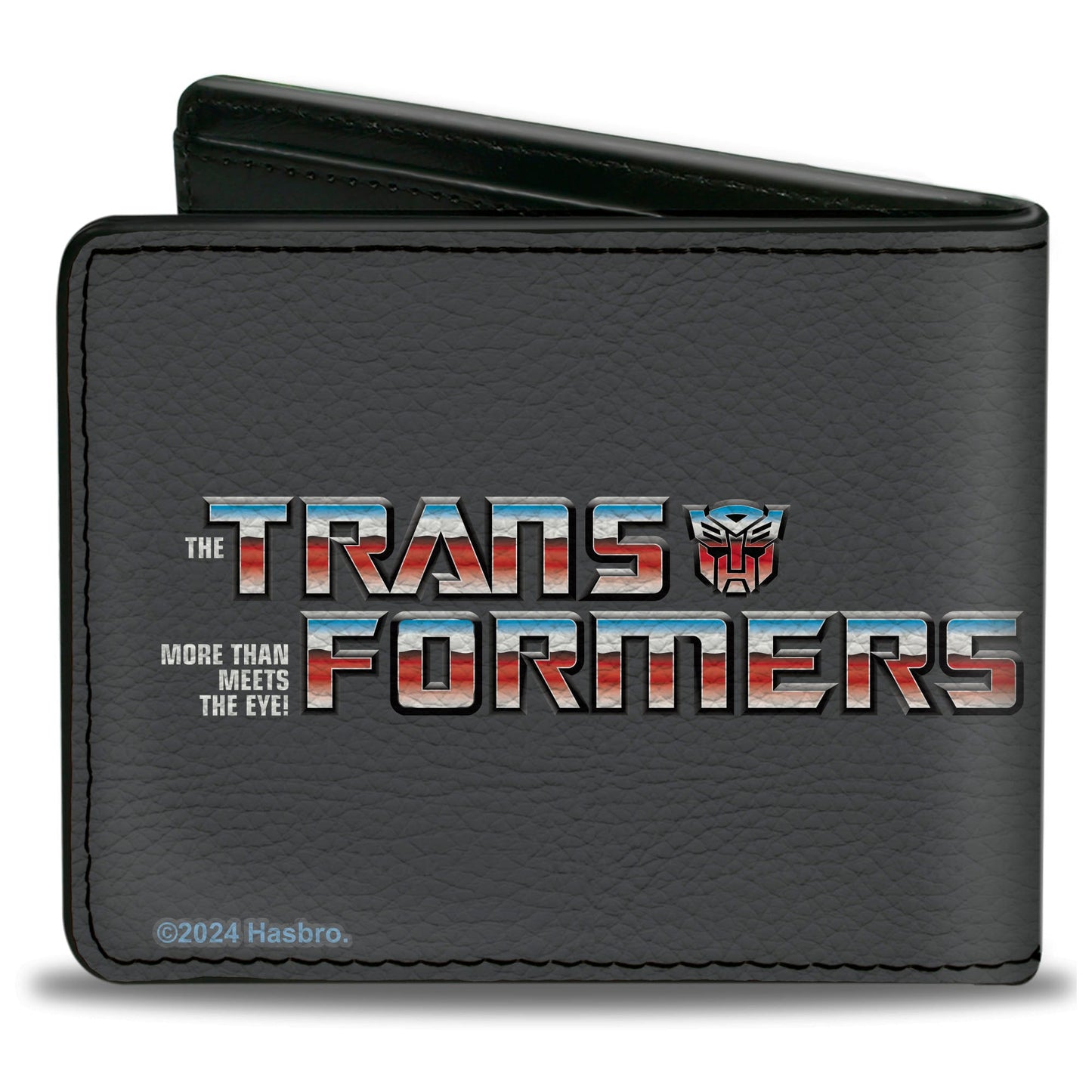 Bi-Fold Wallet - TRANSFORMERS Optimus Prime and Bumblebee BUILT FOR GREATNESS Pose Grays - MEGA POP COMICS 