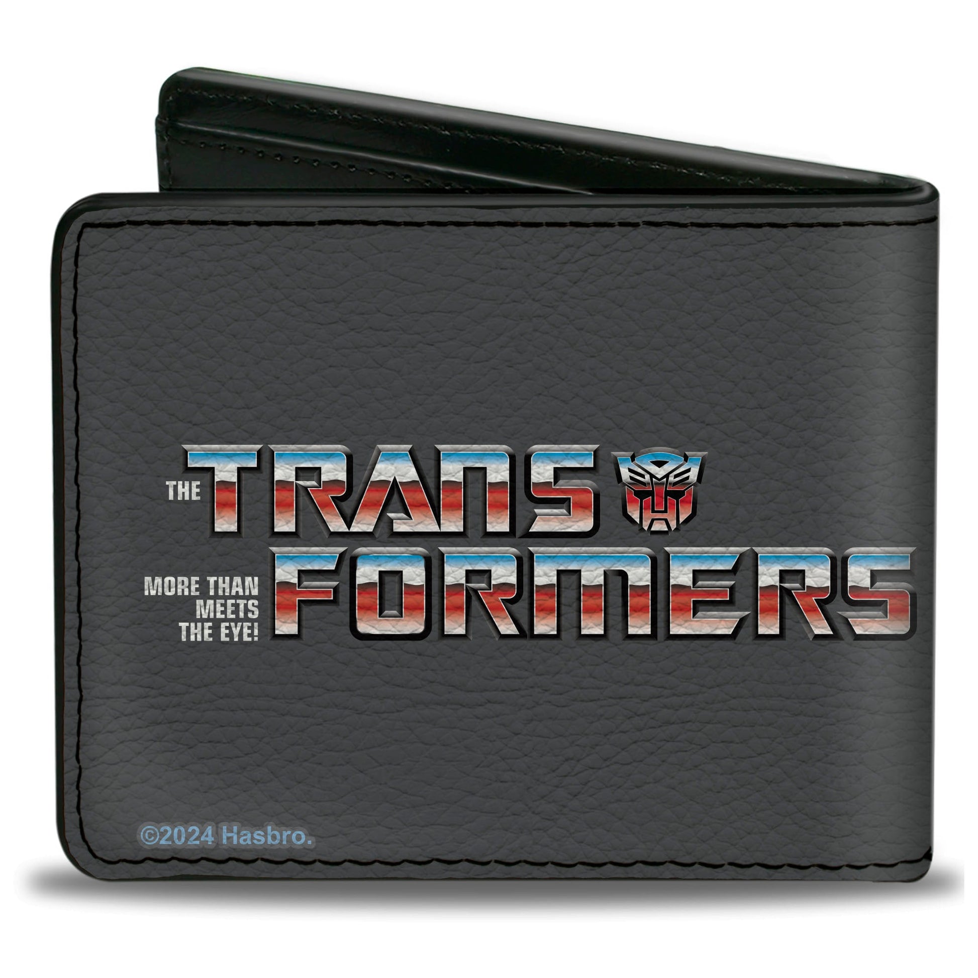 Bi-Fold Wallet - TRANSFORMERS Optimus Prime and Bumblebee BUILT FOR GREATNESS Pose Grays - MEGA POP COMICS 