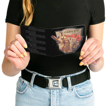 Bi-Fold Wallet - Transformers Megatron vs. Optimus Prime IT'S YOU AND ME, MEGATRON! Scene - MEGA POP COMICS 