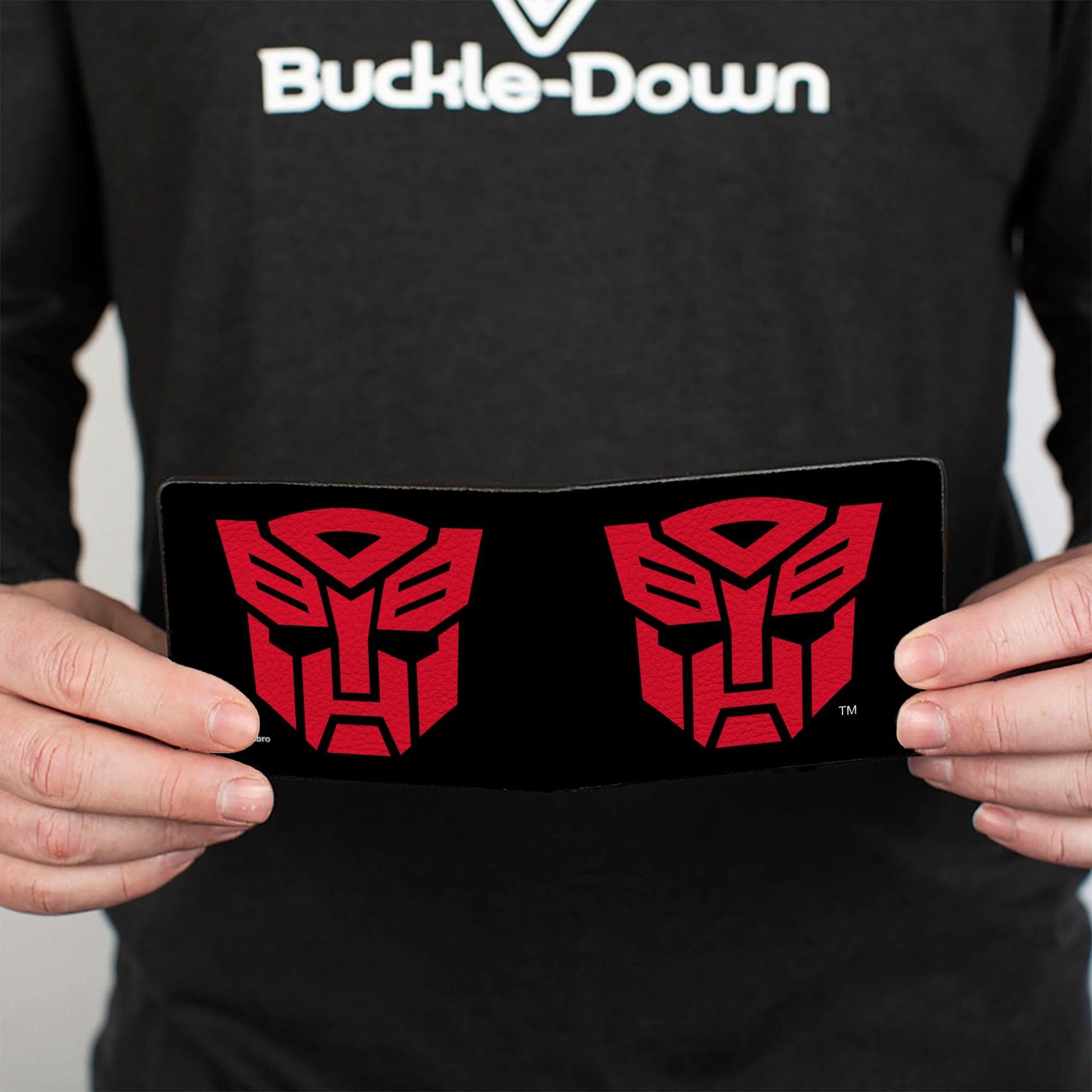 Bi-Fold Wallet - Transformers Autobot Shield Black/Red - MEGA POP COMICS 