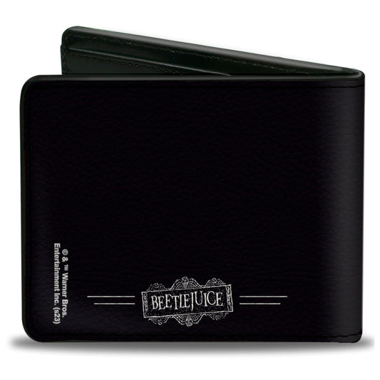 Bi-Fold Wallet - Beetlejuice ONE BIG DARK ROOM Lydia Quote Black/White - MEGA POP COMICS 
