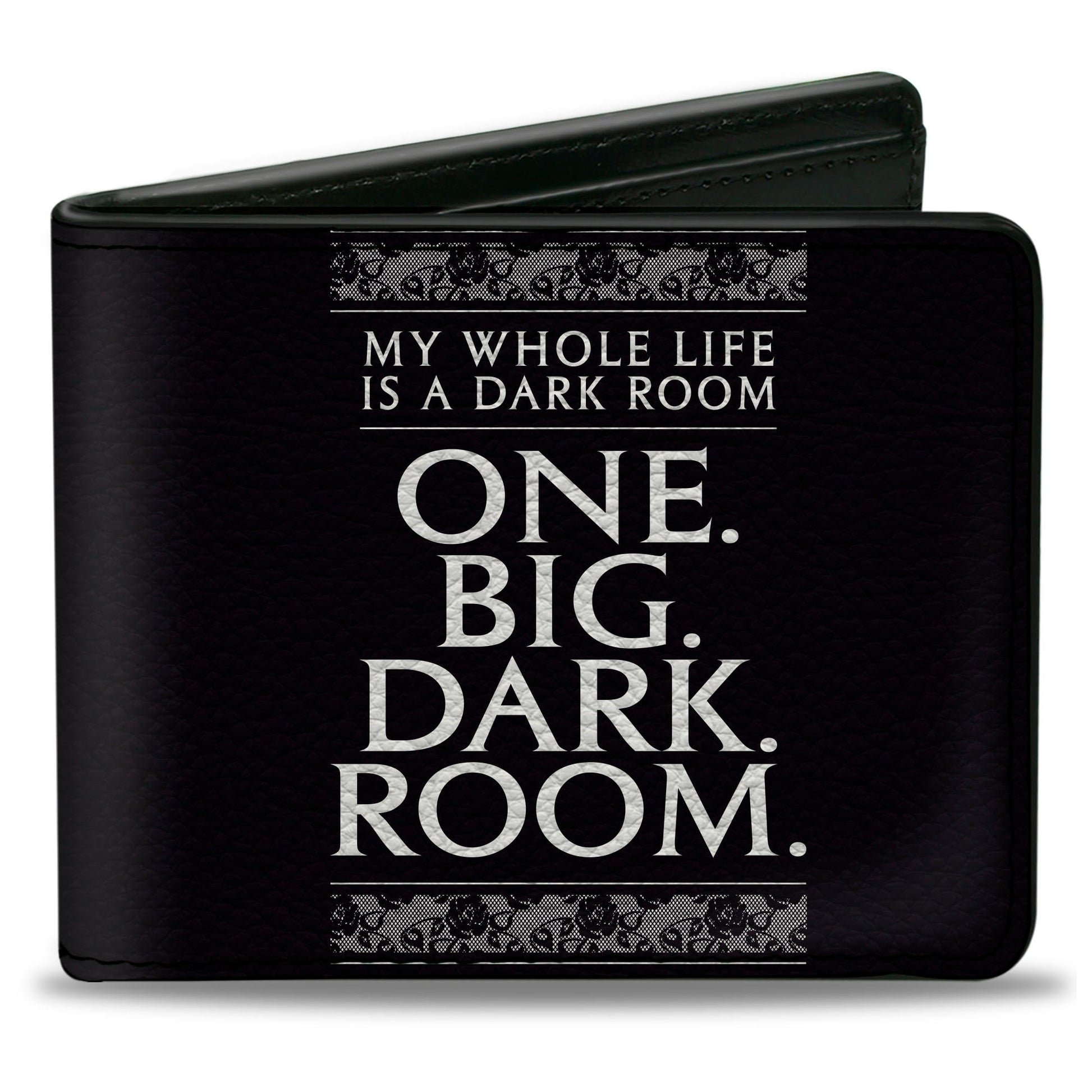 Bi-Fold Wallet - Beetlejuice ONE BIG DARK ROOM Lydia Quote Black/White - MEGA POP COMICS 