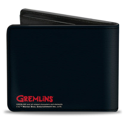 Bi-Fold Wallet - Gremlins Stripe Pose in Box + Logo Black Red - MEGA POP COMICS 