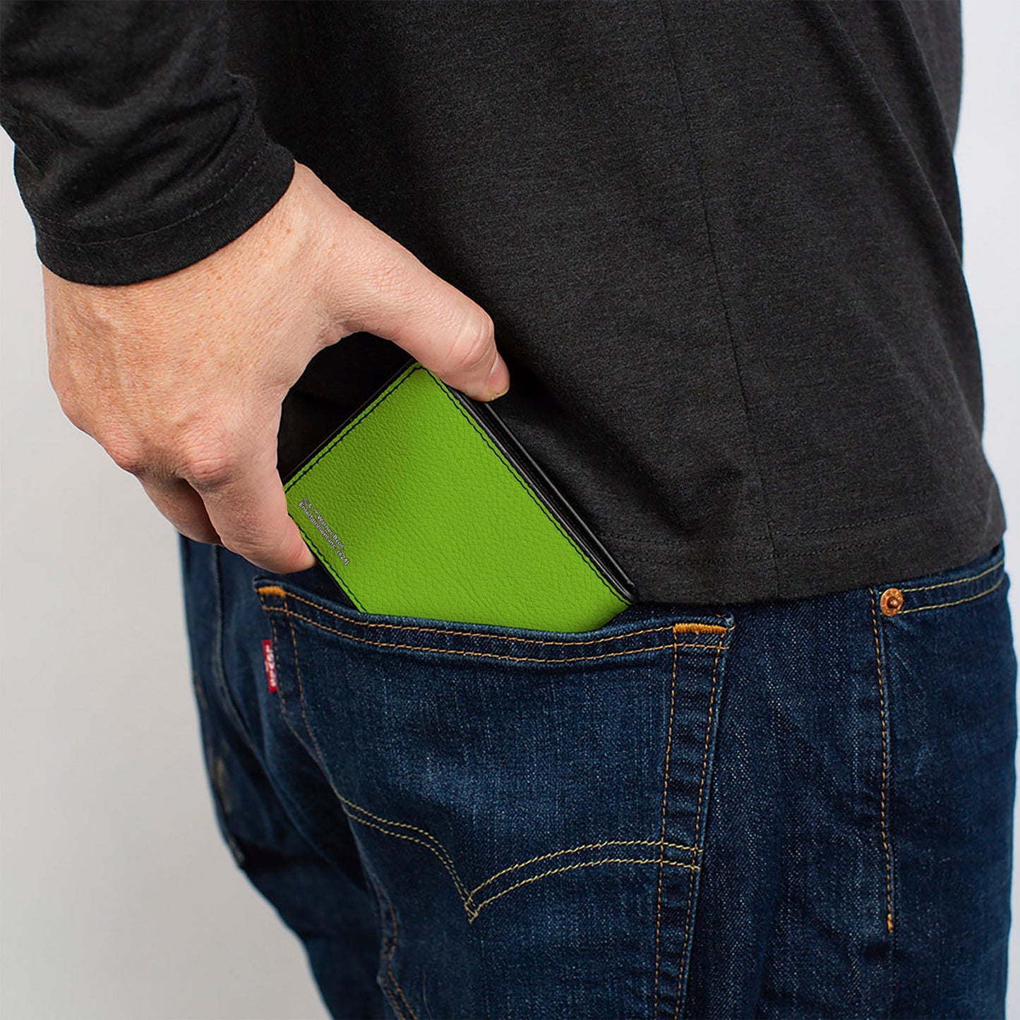 Bi-Fold Wallet - BEETLEJUICE Face and Text Green/Purple - MEGA POP COMICS 
