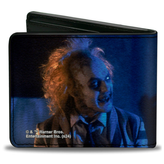 Bi-Fold Wallet - Beetlejuice Scene Blocks Blues - MEGA POP COMICS 