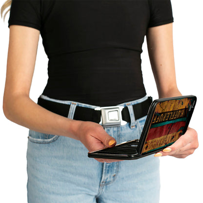 Hinged Wallet - HARRY POTTER 4-Hogwarts House Banners - MEGA POP COMICS 