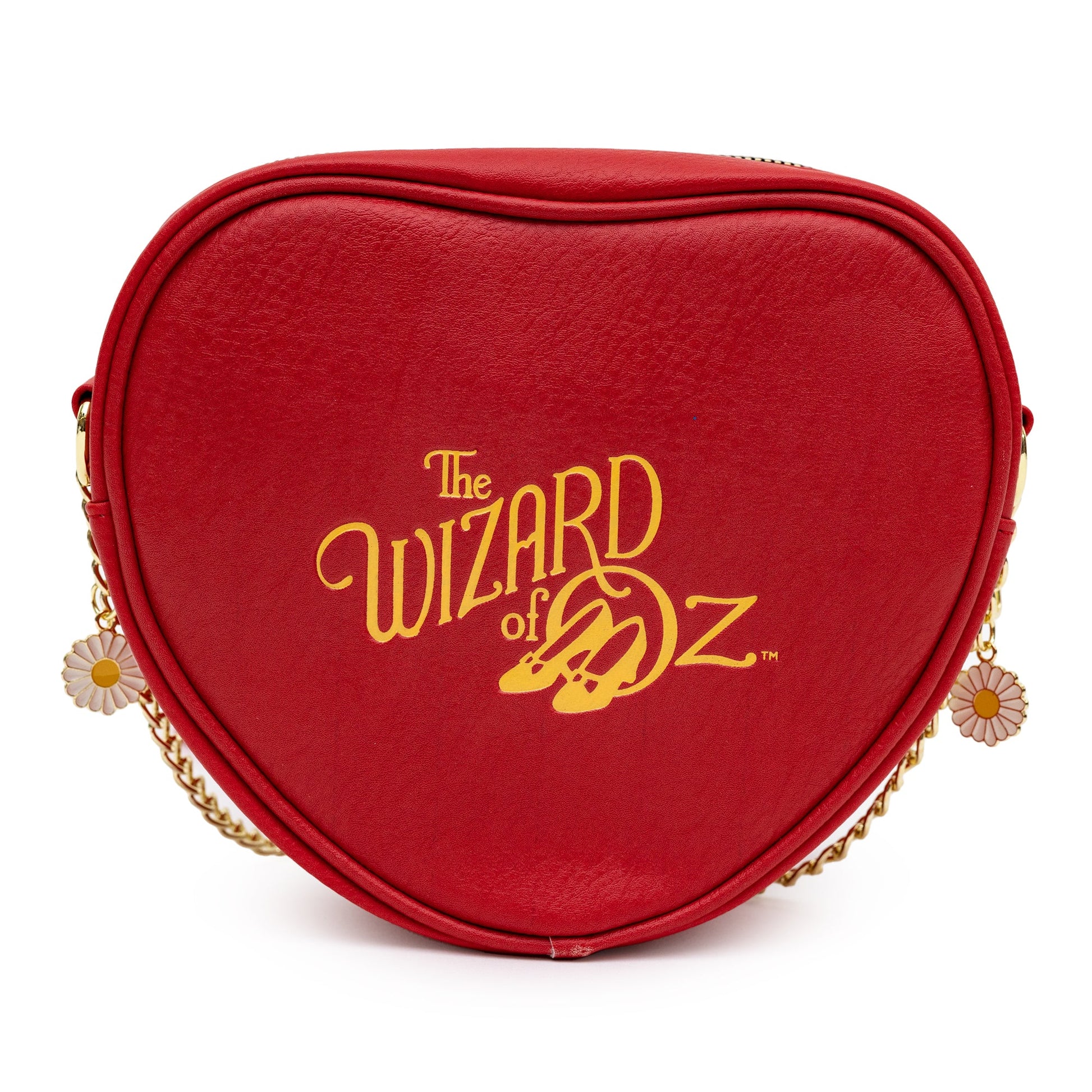 Movies Bag, Cross Body, The Wizard of Oz Tin Man Heart Clock Replica, Red, Vegan Leather - MEGA POP COMICS 