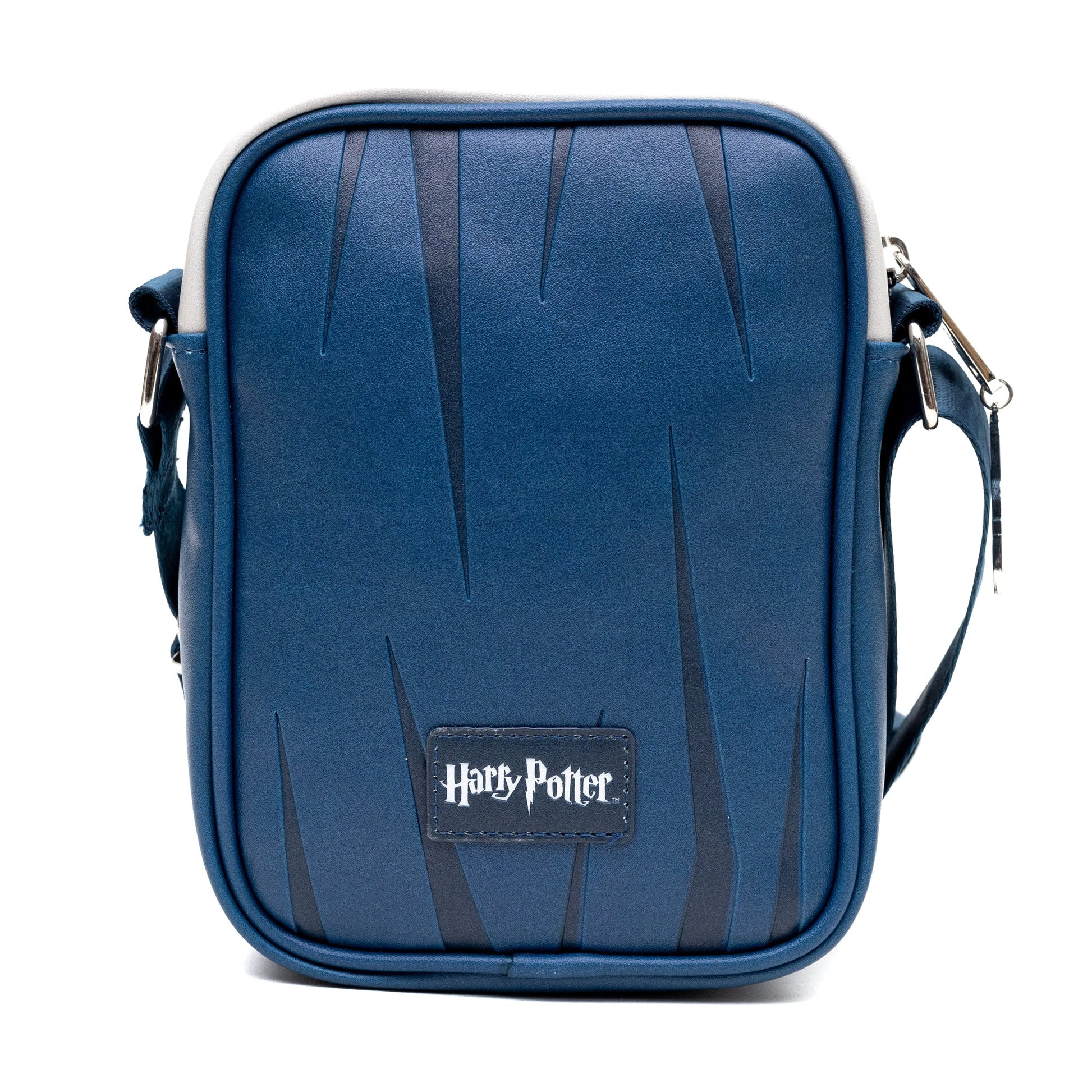 The Wizarding World of Harry Potter Vegan Leather Crossbody Bag with Adjustable Straps, Hogwarts Ravenclaw Quidditch Uniform Blue - MEGA POP COMICS 