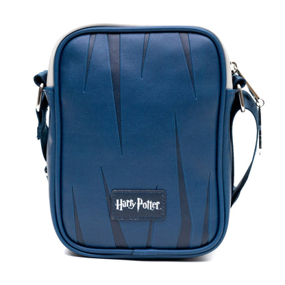 The Wizarding World of Harry Potter Vegan Leather Crossbody Bag with Adjustable Straps, Hogwarts Ravenclaw Quidditch Uniform Blue - MEGA POP COMICS 