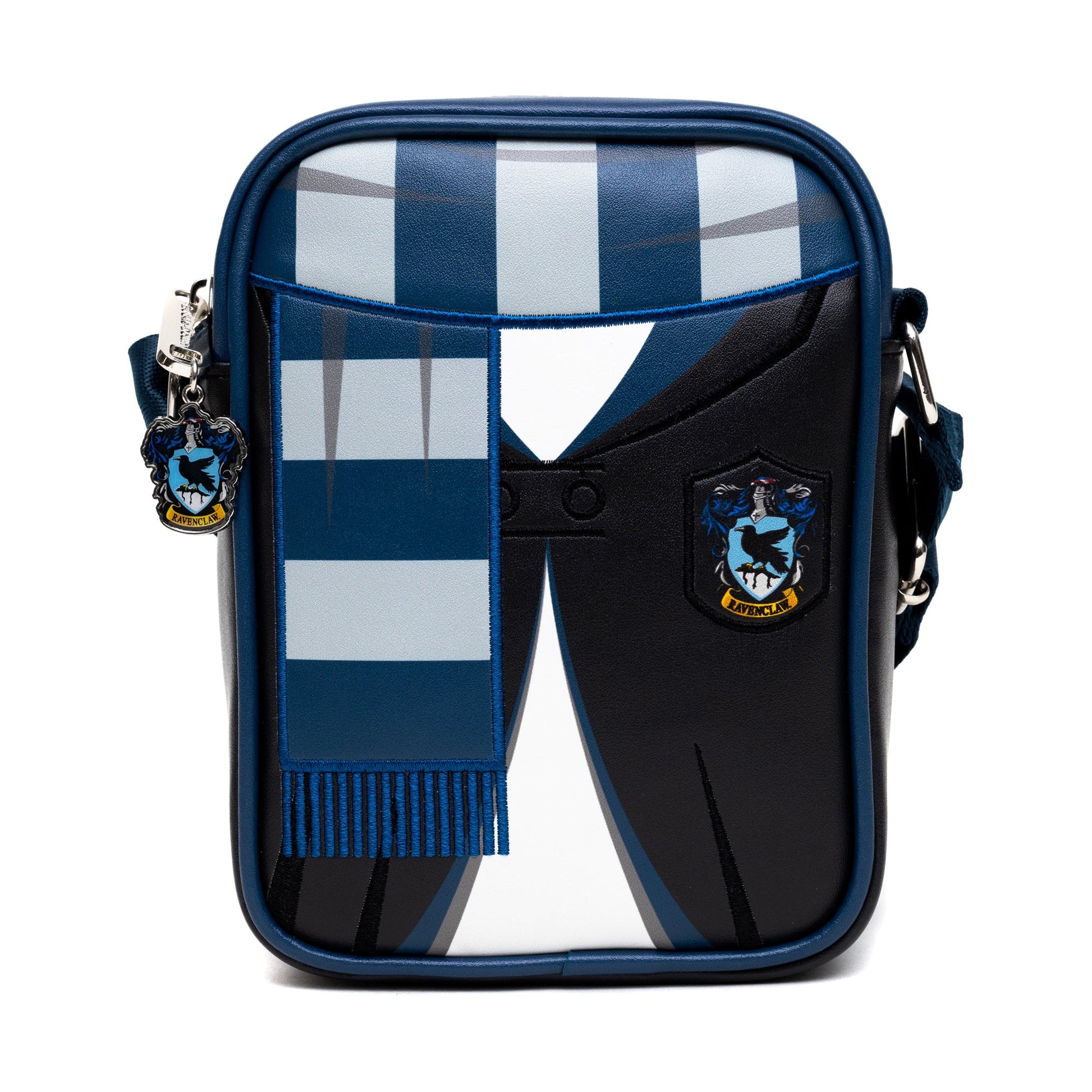 The Wizarding World of Harry Potter Bag, Cross Body, Harry Potter Hogwarts School Ravenclaw Uniform Embroidered, Vegan Leather - MEGA POP COMICS 