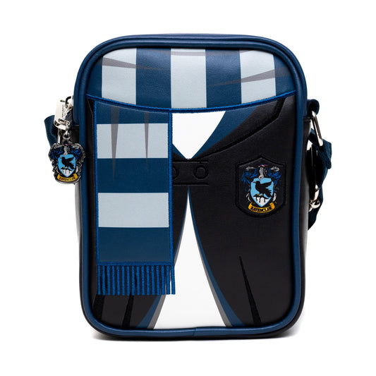 The Wizarding World of Harry Potter Bag, Cross Body, Harry Potter Hogwarts School Ravenclaw Uniform Embroidered, Vegan Leather - MEGA POP COMICS 
