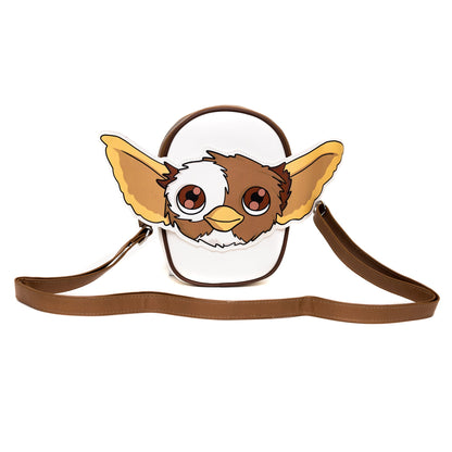 Warner Bros. Horror Movies Bag, Cross Body, Gremlins Gizmo Smiling Face Applique, Vegan Leather - MEGA POP COMICS 