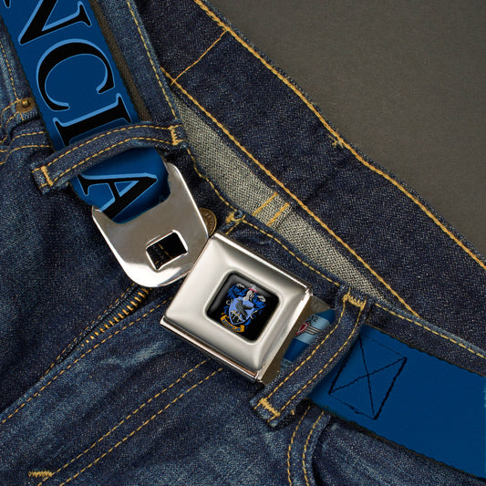 Ravenclaw Crest Full Color Seatbelt Belt - Harry Potter RAVENCLAW & Crest Blue/Black Webbing - MEGA POP COMICS 