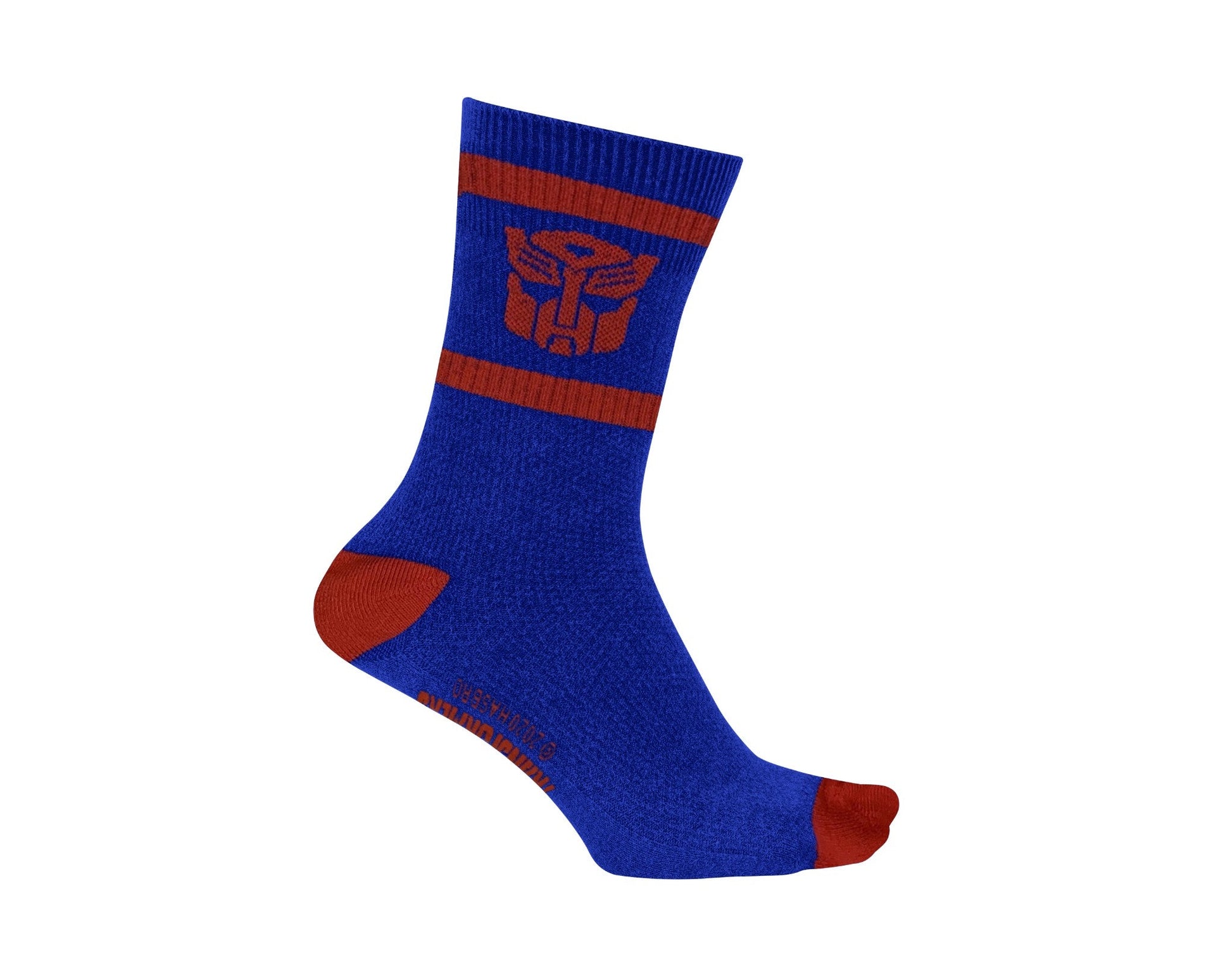 Hasbro Transformers Autobots Symbol Blue and Red Crew Socks - MEGA POP COMICS 