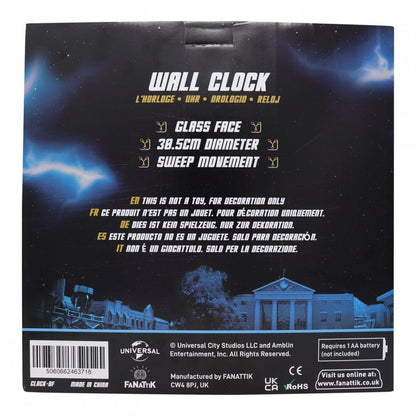 Back to the Future "Clock Tower Replica" Wall Clock - MEGA POP COMICS 