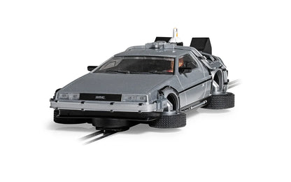 Scalextric Back to the Future Part II 1:32 scale Flying DeLorean Time Machine Slot Car - MEGA POP COMICS 