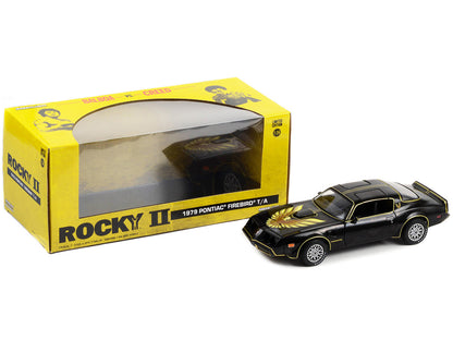 Rocky II 1979 Pontiac Firebird Trans Am Black with Hood Phoenix - MEGA POP COMICS 
