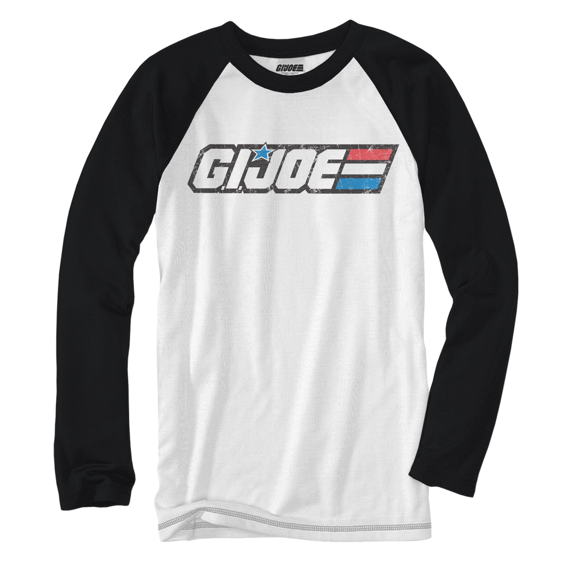 G.I.Joe Logo 80's Yo Joe! Baseball Raglan Style Adult T-Shirt - MEGA POP COMICS 