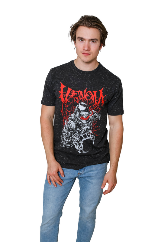 Venom Heavy Metal Marvel Comics Adult T Shirt - MEGA POP COMICS 