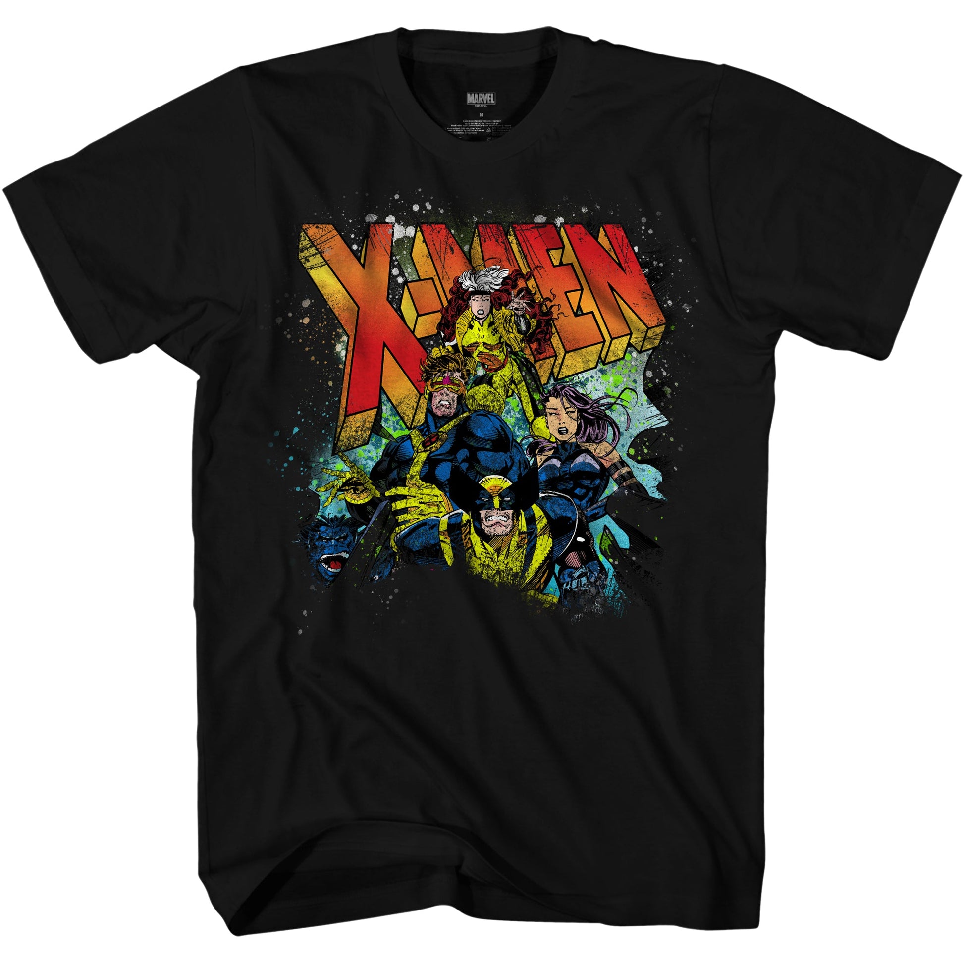 X-Men 90's Team Jim Lee Marvel Comics Adult T-Shirt - MEGA POP COMICS 