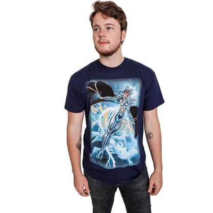 X-Men Uncanny Storm And Ice Man Marvel Comics Adult T Shirt - MEGA POP COMICS 
