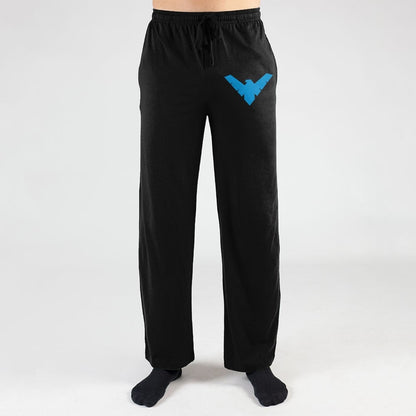 Batman Nightwing Logo DC Comics Pajama Sleep Pants - MEGA POP COMICS 