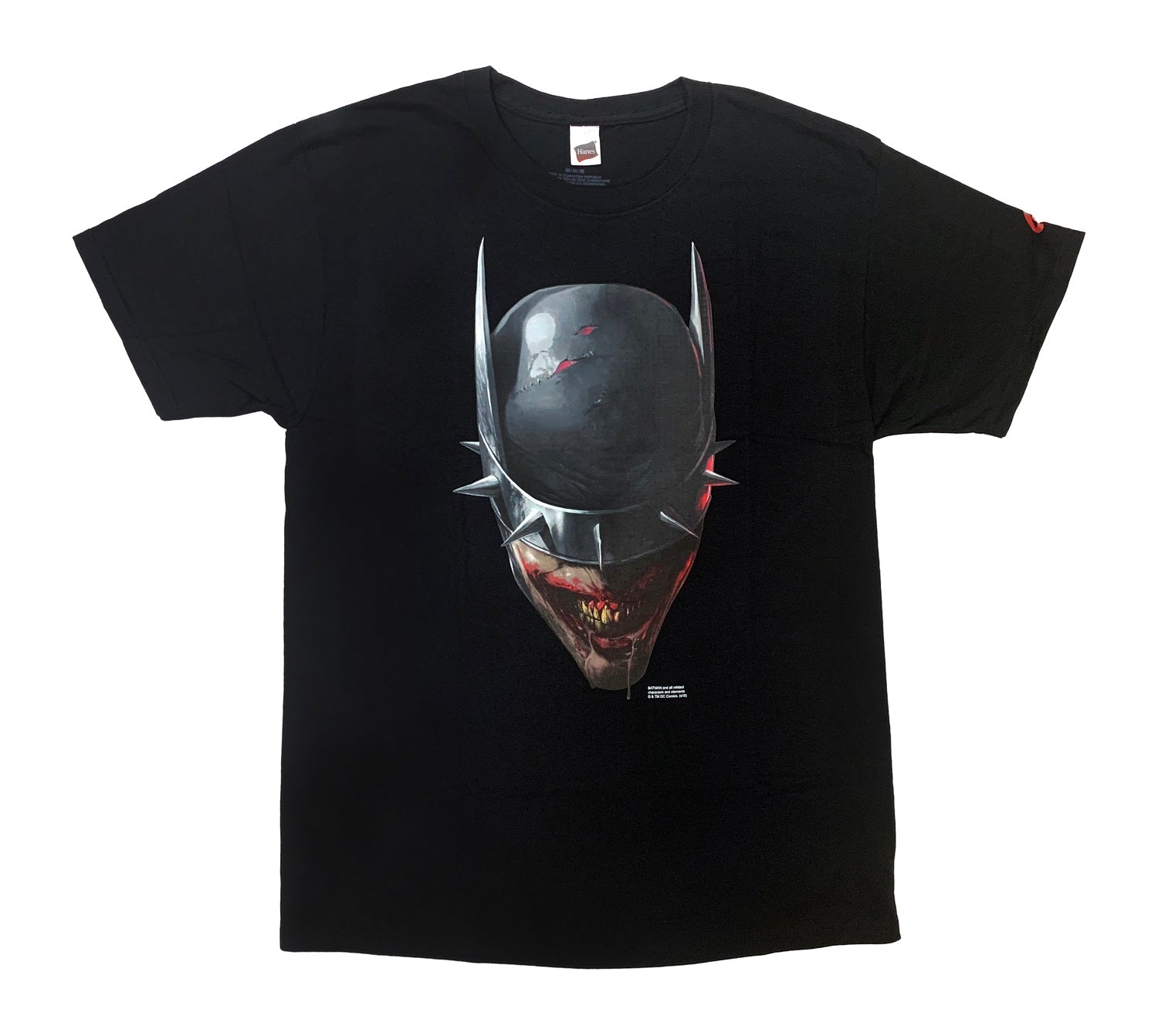 Batman DNM Who Lauges DC Comics Adult Short Sleeve T-Shirt - MEGA POP COMICS 