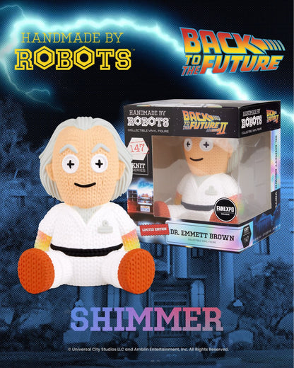 Back to the Future Part II Dr. Emmett Brown Collectible Vinyl Figure (Limited Edition Shimmer / Fan Expo Convention Exclusive) - #147 - MEGA POP COMICS 