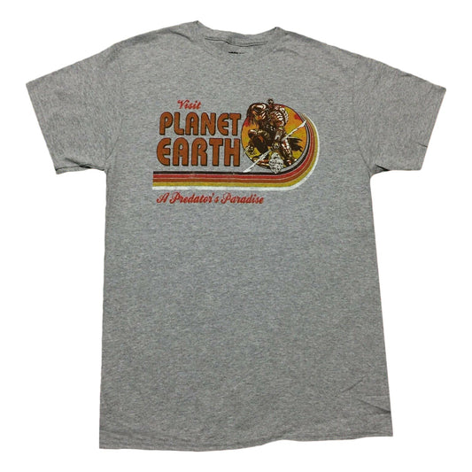 Predator Visit Planet Earth Adult T-Shirt - MEGA POP COMICS 
