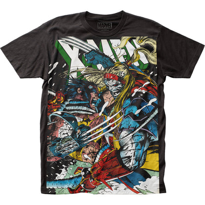 X-Men Wolverine vs Omega Marvel Liscensed Adult T-Shirt - MEGA POP COMICS 
