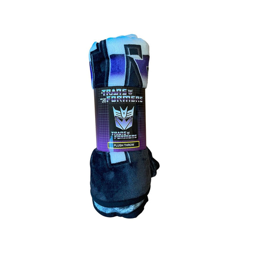 Hasbro Transformers Decepticon Symbol 80's Cartoon Fleece Throw Blanket - MEGA POP COMICS 