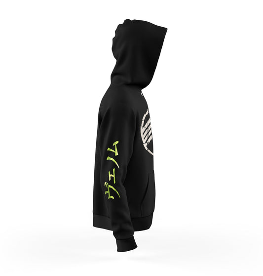 Venom Shatter Symbol With Kanji Marvel Pullover Hoodie - MEGA POP COMICS 