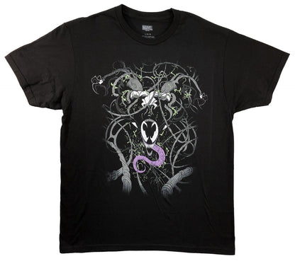 Venom Webs Spider-Man Marvel Comics Adult T-Shirt - MEGA POP COMICS 